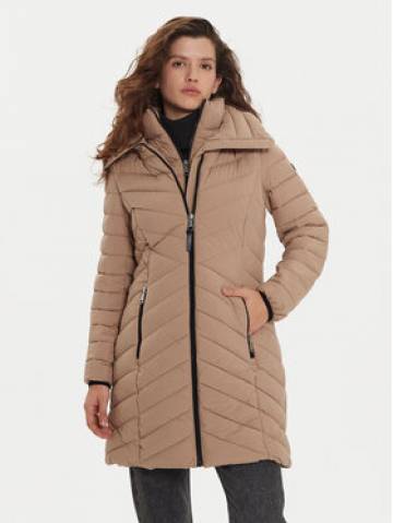 DKNY Пуховик DLEMPN46 Коричневий Slim Fit DKNY Пуховик DLEMPN46 Коричневий Slim Fit