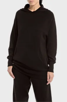 Женское темно-коричневое худи Коричневый XS Replay DK3564.000.G23372