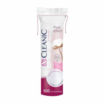 Ватные диски Cleanic Pure Effect, 100 шт Ватные диски Cleanic Pure Effect, 100 шт
