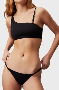 Женские черные трусики от купальника Черный XS Calvin Klein KW0KW02346