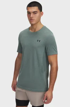 Мужская зеленая футболка Vanish Seamless SS Зеленый S Under Armour 1382801-348