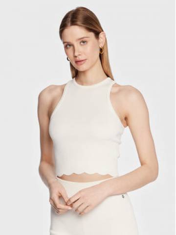 Guess Топ Ada W3GZ00 Z2Z80 Écru Regular Fit Guess Топ Ada W3GZ00 Z2Z80 Écru Regular Fit