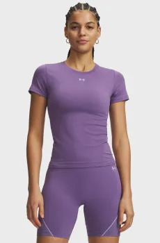 Женская фиолетовая футболка UA Vanish Seamless SS-PPL Фиолетовый L Under Armour 6000642-520