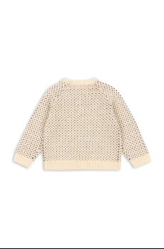 Детский кардиган с добавлением шерсти Konges Sløjd BILLI KNIT CARDIGAN