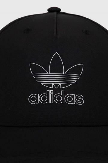 Кепка adidas Originals цвет чёрный с принтом Кепка adidas Originals цвет чёрный с принтом