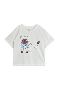 Детская хлопковая футболка Mini Rodini Siamese