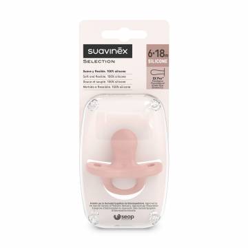 Пустышка физиологическая силиконовая Suavinex Colour Essence нюдовая, от 6 месяцев до 1.5 лет, 1 шт (308092) Пустышка физиологическая силиконовая Suavinex Colour Essence нюдовая, от 6 месяцев до 1.5 лет, 1 шт (308092)
