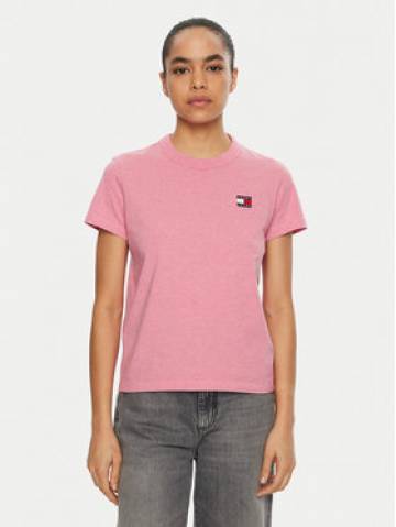 Tommy Jeans Футболка DW0DW20153 Рожевий Regular Fit Tommy Jeans Футболка DW0DW20153 Рожевий Regular Fit