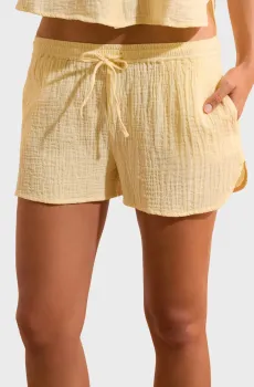 Женские желтые шорты SOLEIA Желтый XS Etam 6559117