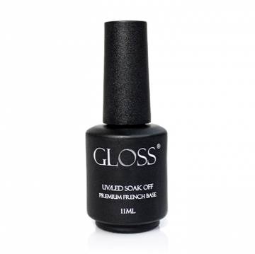 База для гель-лака Gloss Premium French Base UV/LED Soak Off, Lilac, 11 мл База для гель-лака Gloss Premium French Base UV/LED Soak Off, Lilac, 11 мл
