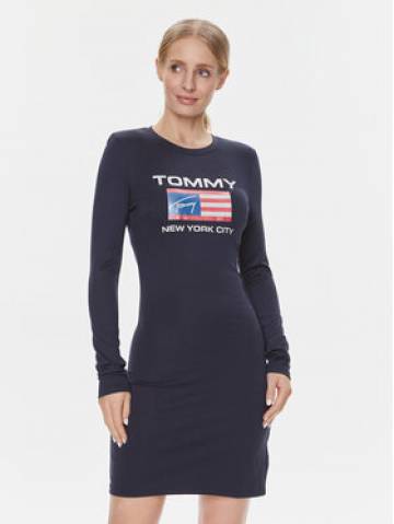Tommy Jeans Повсякденна сукня DW0DW15889 Cиній Slim Fit Tommy Jeans Повсякденна сукня DW0DW15889 Cиній Slim Fit