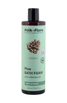 Пена для ванны Folk & Flora Сосна, 400 мл