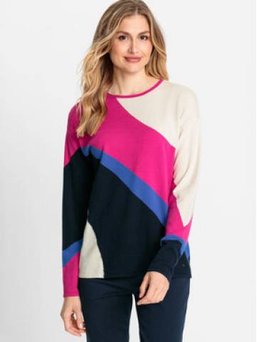 Olsen Светр 11004143 Кольоровий Regular Fit Olsen Светр 11004143 Кольоровий Regular Fit
