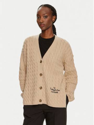 Tommy Hilfiger Кардиган WW0WW42143 Бежевий Relaxed Fit