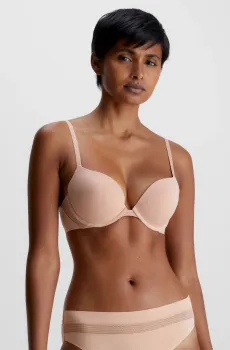 Женский бежевый бюстгальтер PLUNGE Бежевый 32A Calvin Klein 000QF5613E