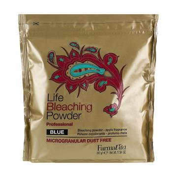Пудра для осветления волос FarmaVita Life Bleaching Powder, Blue, 500 г Пудра для осветления волос FarmaVita Life Bleaching Powder, Blue, 500 г