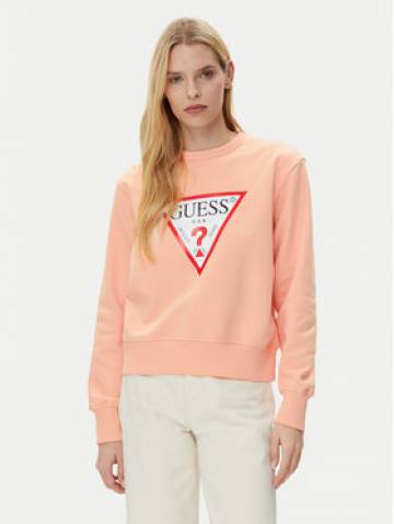 Guess Світшот W2YQ16 KBA11 Рожевий Regular Fit Guess Світшот W2YQ16 KBA11 Рожевий Regular Fit