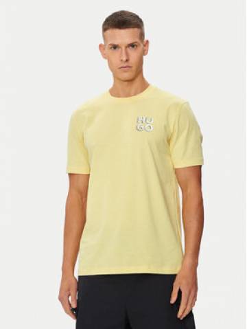 Hugo Футболка Detzington241 50508944 Жовтий Regular Fit Hugo Футболка Detzington241 50508944 Жовтий Regular Fit