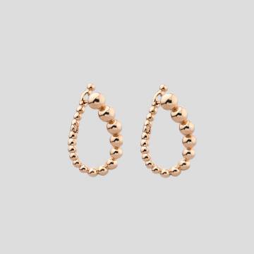 Золотые серьги Minimal с308-ч-др Золотые серьги Minimal с308-ч-др