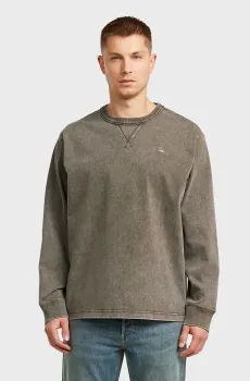 Мужской коричневый свитшот Washed Коричневый XL G-Star RAW D27102,E161