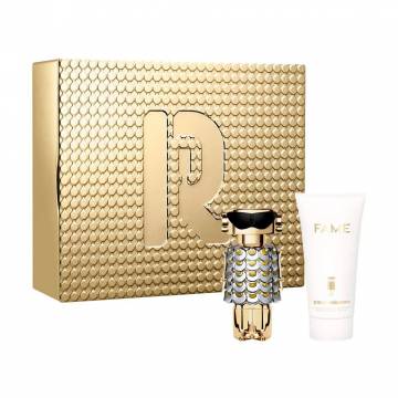 Парфюмированный набор женский Paco Rabanne Fame (парфюмированная вода, 50 мл + лосьон, 75 мл) Парфюмированный набор женский Paco Rabanne Fame (парфюмированная вода, 50 мл + лосьон, 75 мл)