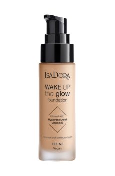 Уценка! Тональная основа для лица IsaDora Wake Up The Glow Foundation, SPF 50, 3N, 30 мл