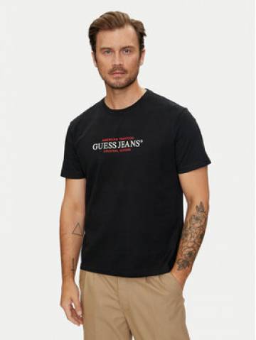 Guess Jeans Футболка M4YI42 K8FQ4 Чорний Regular Fit Guess Jeans Футболка M4YI42 K8FQ4 Чорний Regular Fit