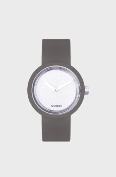 Женские серебетристые часы O clock Серебряный M O bag NWOCLOCKNW009