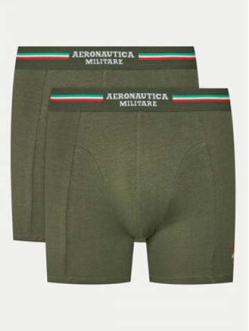 Aeronautica Militare Набір з 2 пар боксерів AM1UBX002 Зелений Aeronautica Militare Набір з 2 пар боксерів AM1UBX002 Зелений