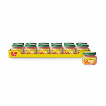 Уценка! Детское мясное пюре Milupa Говядина, от 6 месяцев, 12*80 г Уценка! Детское мясное пюре Milupa Говядина, от 6 месяцев, 12*80 г