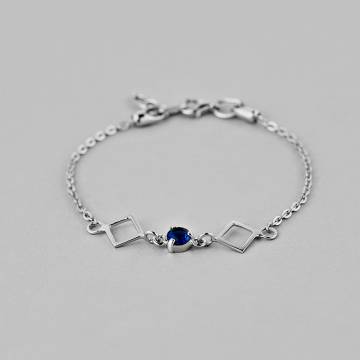 Серебряный браслет Minimal МНБ-1 Ц бр с Rh Серебряный браслет Minimal МНБ-1 Ц бр с Rh