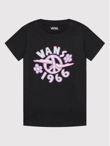 Vans Футболка Psyka Delia VN0A7RR8 Чорний Regular Fit Vans Футболка Psyka Delia VN0A7RR8 Чорний Regular Fit