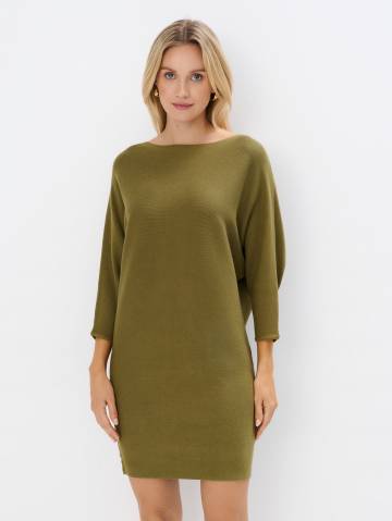 Mohito - Трикотажна сукня міні - хакі - XL Mohito - Трикотажна сукня міні - хакі - XL