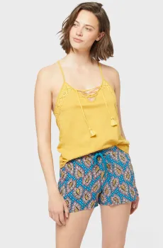 Женские синие шорты VIOLINE Синий XS Etam 6508976