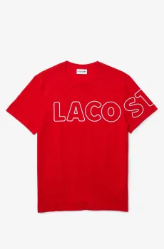 Мужская красная футболка Красный XS Lacoste TH1741WTU