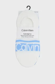 Женские следы (2 пары) LOGO Разноцветный ONESIZE Calvin Klein 701238130