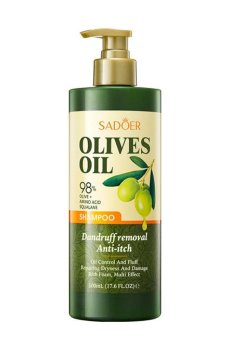 Шампунь для волос Sadoer Olives Oil Dandruff Removal Anti-Itch Shampoo, 500 мл