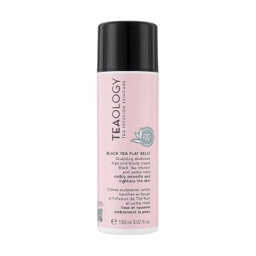Уценка! Укрепляющий крем для тела Teaology Black Tea Flat Belly Cream с настоем черного чая и мате, 150 мл Уценка! Укрепляющий крем для тела Teaology Black Tea Flat Belly Cream с настоем черного чая и мате, 150 мл