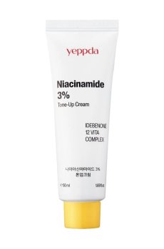 Крем для лица yeppda Niacinamide 3% Tone-Up Cream выравнивает тон кожи, 50 мл