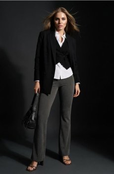 Розкльошені штани - темно-сірий