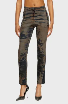 Женские джинсы P-LACER Разноцветный 40 Diesel A19598 0LKCX