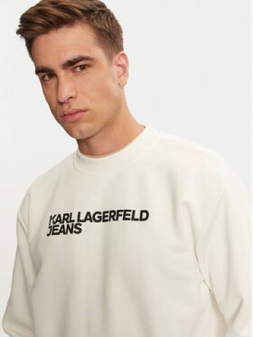 Karl Lagerfeld Jeans Світшот 246D1808 Білий Regular Fit Karl Lagerfeld Jeans Світшот 246D1808 Білий Regular Fit