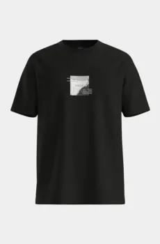 Мужская черная футболка Черный 3XL BOSS 10459