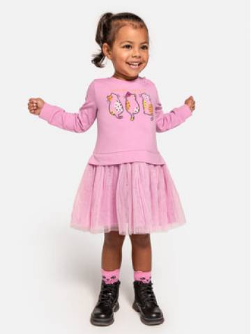 Coccodrillo Трикотажна сукня WC4129102CEN Рожевий Regular Fit Coccodrillo Трикотажна сукня WC4129102CEN Рожевий Regular Fit
