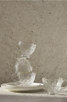 Скляні горнята 4 pack - clear