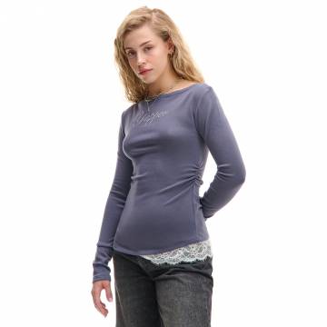 Cropp - Лонгслів - темно-сірий