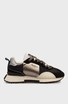 Женские черные кроссовки ARCHER Черный 39 Pepe Jeans PLS600001