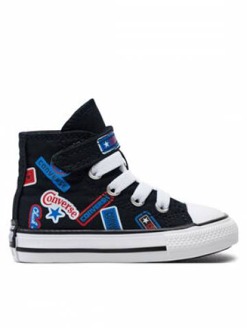 Converse Кеди Chuck Taylor All Star Easy On Stickers A06357C Чорний Converse Кеди Chuck Taylor All Star Easy On Stickers A06357C Чорний