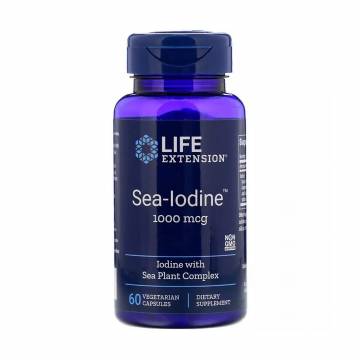 Морской йод Life Extension Sea-Iodine 1000 мкг, 60 капсул Морской йод Life Extension Sea-Iodine 1000 мкг, 60 капсул