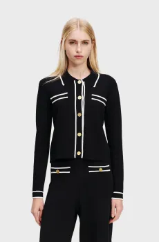 Женский черный кардиган KARL WARDROBE CARDIGAN Черный S Karl Lagerfeld A1W18033